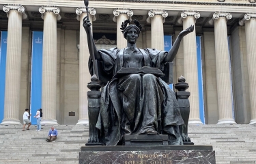 Alma Mater Statue at Columbia University